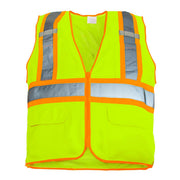 RigGear High Visibility Reflective Yellow Safety Vest-XXX Large