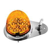 304 SS Above Door Dome Light Kit W/ 17 LED Double Fury Watermelon For 1994-2025 KW W900-Amber & Red LED