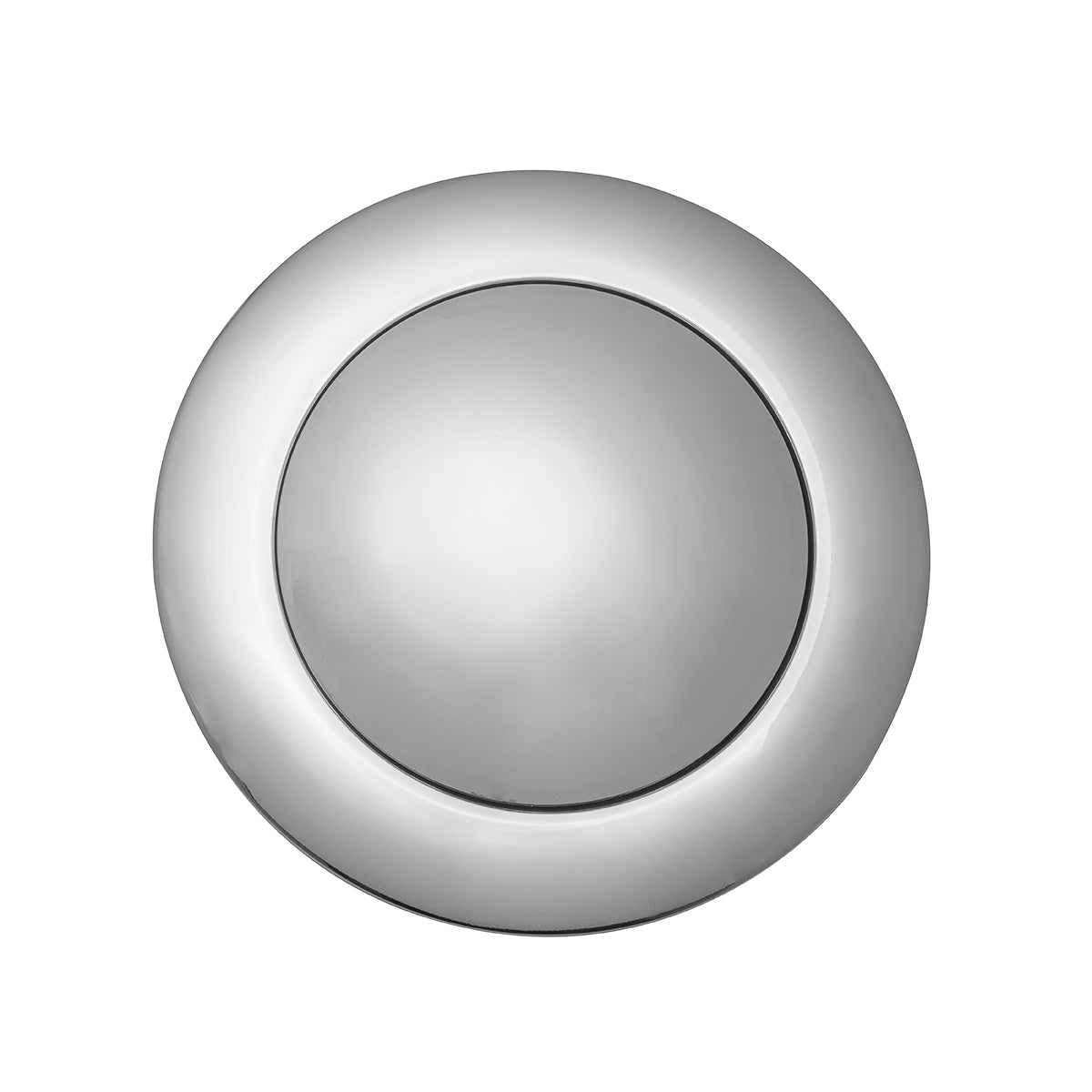 Chrome Billet Style Aluminum Horn Button