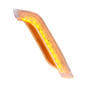 12 Amber LED Fender Turn Signal Light For Peterbilt 579 (2012-2021) & 587 (2012-2018)- Passenger, Clear Lens