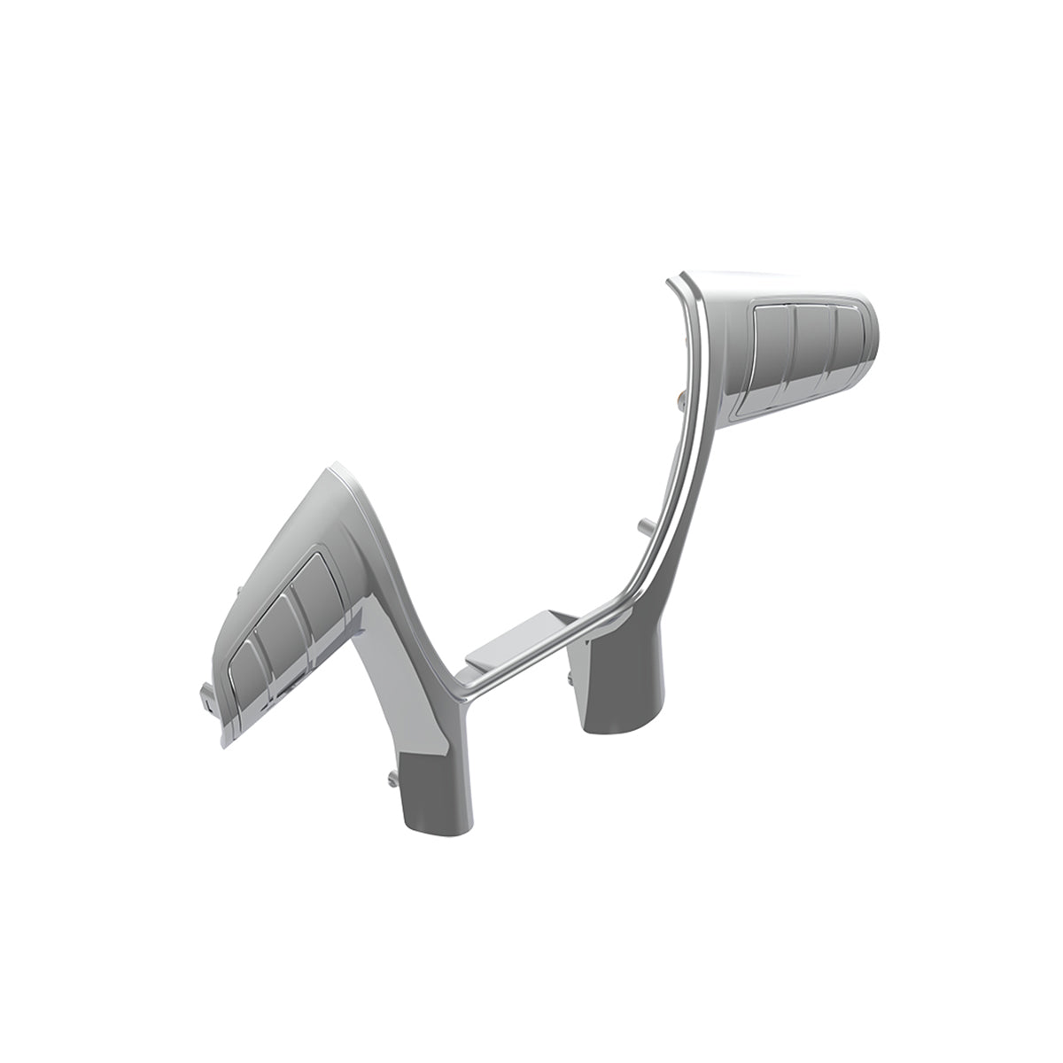 Plastic Trim For United Pacific YourGrip Peterbilt 579/Kenworth T680 Steering Wheel - Chrome