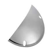 Chrome Half-Moon Shield For 7" Headlight (Pair)