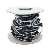 100 Count 2-Prong Male Bullet Plugs 16G Wire Harness Roll - 100' W/12" Lead Between Plugs