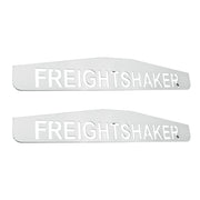4" X 24" Chrome Freightshaker Bottom Mud Flap Plate - Welded Stud (Card of 2)