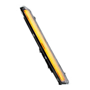 48 LED Competition Series Fender Turn Signal Light For 2022-2025 Kenworth T680-Amber LED/Clear Lens, Driver