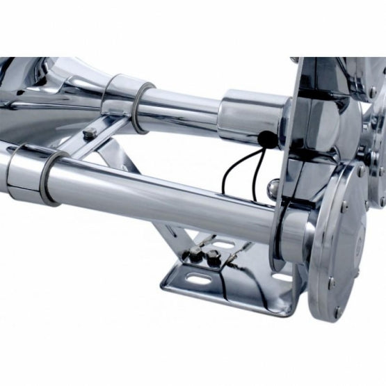 3 Trumpets Air Powered Train Horn With Support Bracket