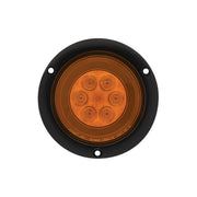 21 LED 4" Flange Mount GloLight (Turn Signal) - Amber LED/Amber Lens