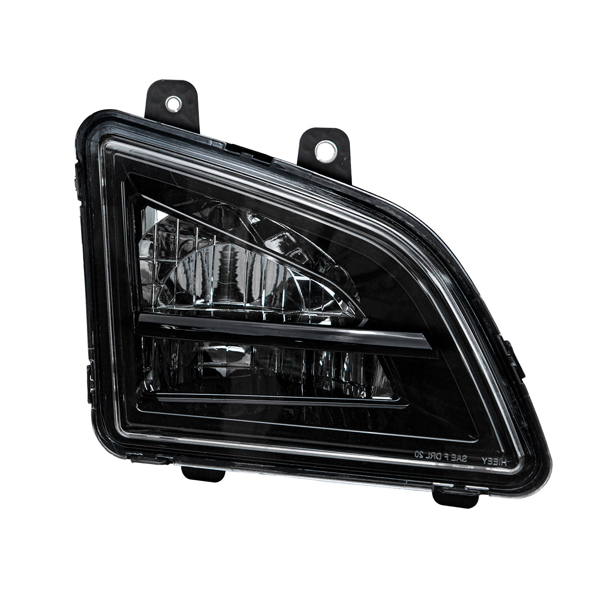 Black LED Driving & Fog Light For 2018-2024 Volvo VNL - Passenger -Competition Series