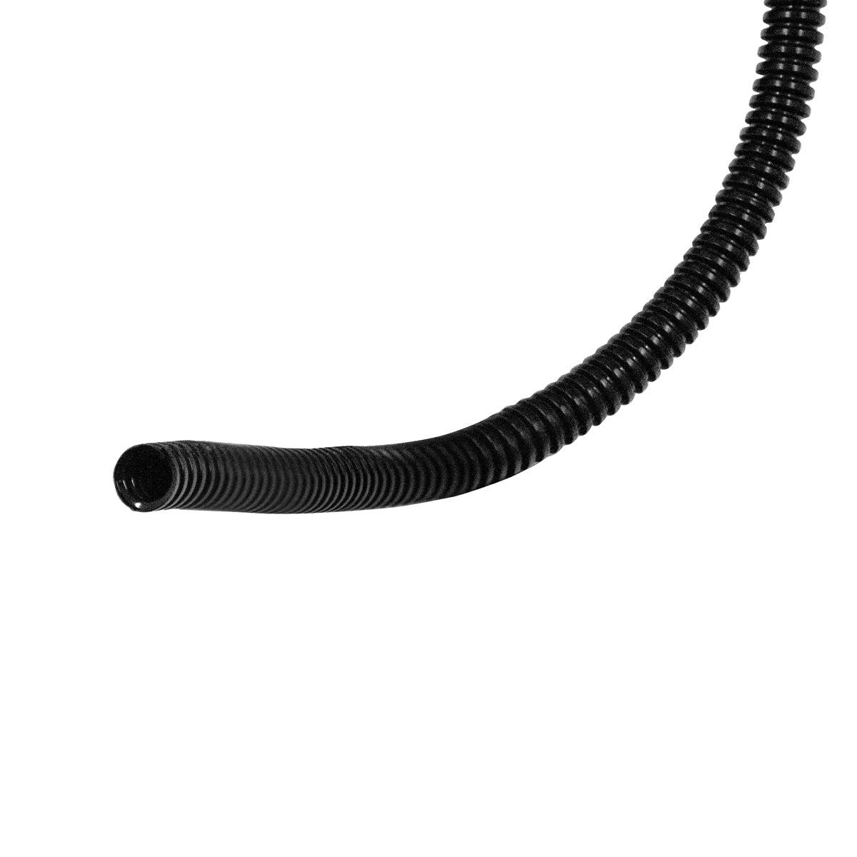 1/4" I.D. Black Flex-Guard Convoluted Split Seam Tubing, 14 Ft.