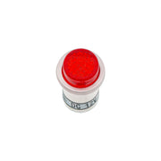 16 Amp 12V Red Warning Light w/ 1/2" Panel Mount and Leads 1 Pc.