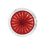 2 LED Dual Function 1-1/8" Watermelon Light (Clearance/Marker) - Red LED/Red Lens