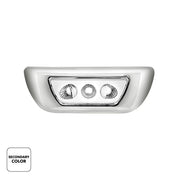 3 LED Double Fury Cab Light For 2013-2021 Kenworth T680 & 2012-2021 Peterbilt 579-Amber & White LED