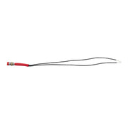 Red Mini Warning Light 16 Amp 12V 1/4" Panel Mount w/Leads 1 Pc.