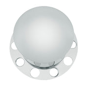 Chrome Dome Rear Axle Cover 2PC Kit For 1-1/2" Nut Cover - Aluminum Wheel