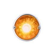 Glass Watermelon Light Kit With LED Light-Amber LED/Dark Amber Lens