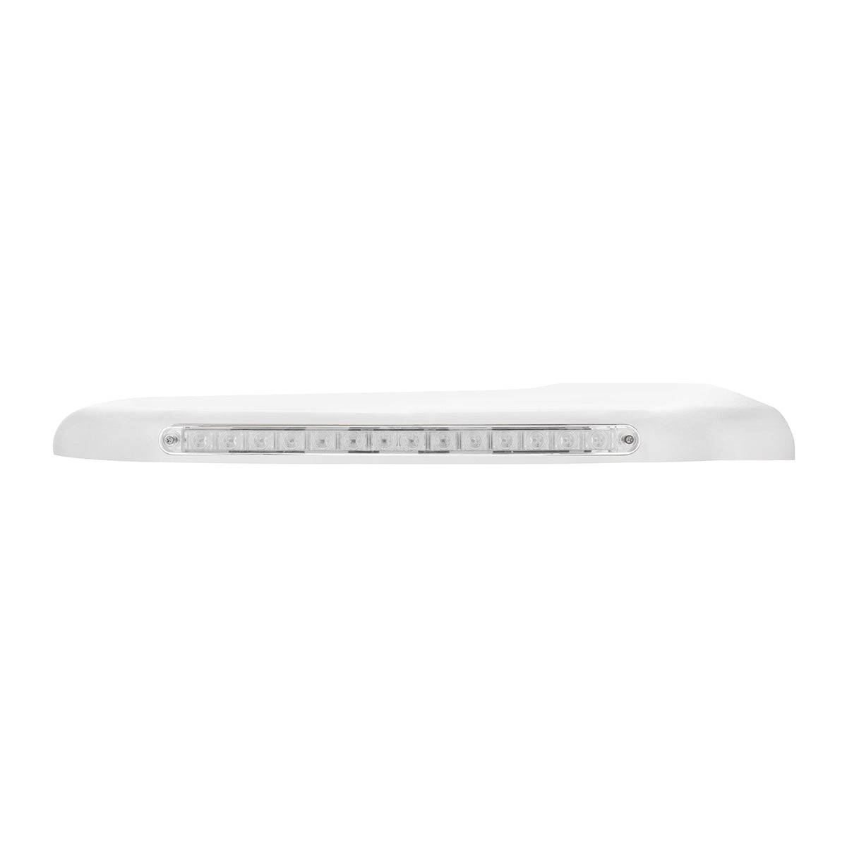 14 Amber LED Front Fender Cover For Peterbilt 388 (2008-2015) & 389 (2008-2023)-Clear Lens - Passenger