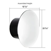 Aero Full-Moon Rear Axle Cover Kit - Chrome