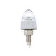 LED Bullet License Plate Fastener - White (2-Pack)