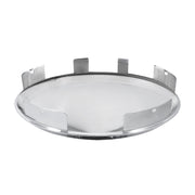 Universal Stainless Pointed Front Hubcap - 1" Lip