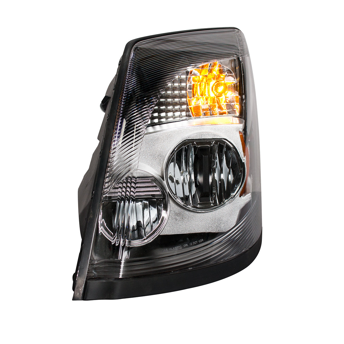 High Power LED Chrome Headlight for 2003-2017 Volvo VN/VNL - Driver