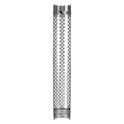48" Tall 180 Degree Stainless Exhaust Muffler Shield For 5" Diameter Exhaust - Round Slot