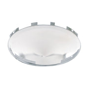 Universal Chrome Pointed Front Hubcap - 7/16" Lip