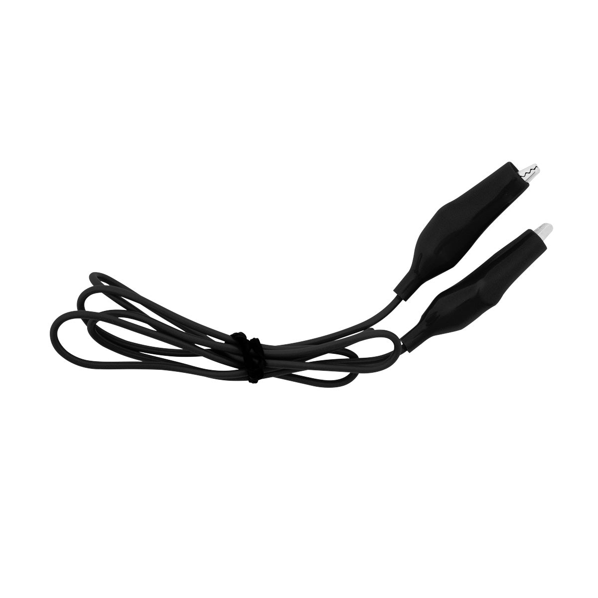 10 Amp Alligator Test Clips w/ 36" Vinyl Leads & Boots, 1Red/1Black 1 Set.