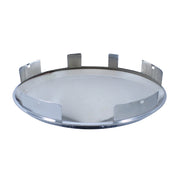 Universal Chrome Pointed Front Hubcap - 1" Lip