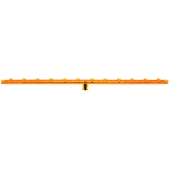 12 LED 12" Ultra Slim Light Bar Only (Turn Signal) - Amber LED/Amber Lens (Bulk)