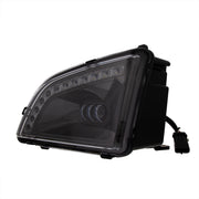 18 LED Black Projector Fog Light With Position Light For 2018-2024 Volvo VNL - Driver/Left