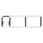 Chrome Plastic 7-Rocker Switch Bezel For 2013-2021 Peterbilt 579