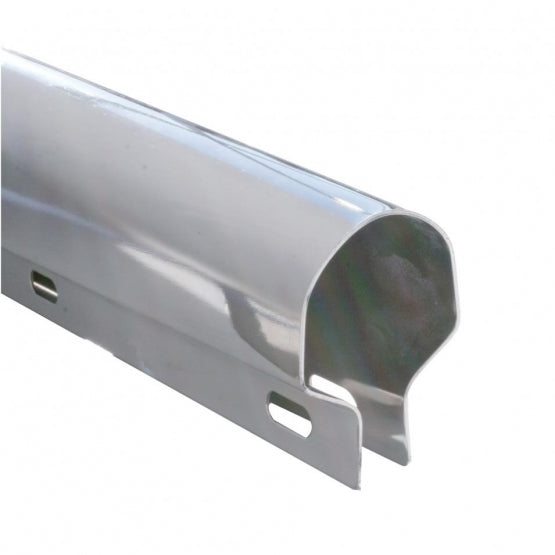 30" Chrome Heavy Duty Mud Flap Hangers - 2.5" Bolt Pattern (Pair)