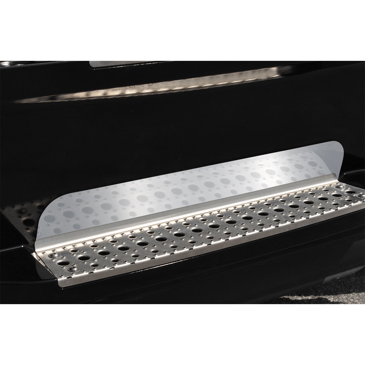 430 SS Lower Step Surface Protective Plates For 2018-2025 Freightliner Cascadia (Pair)