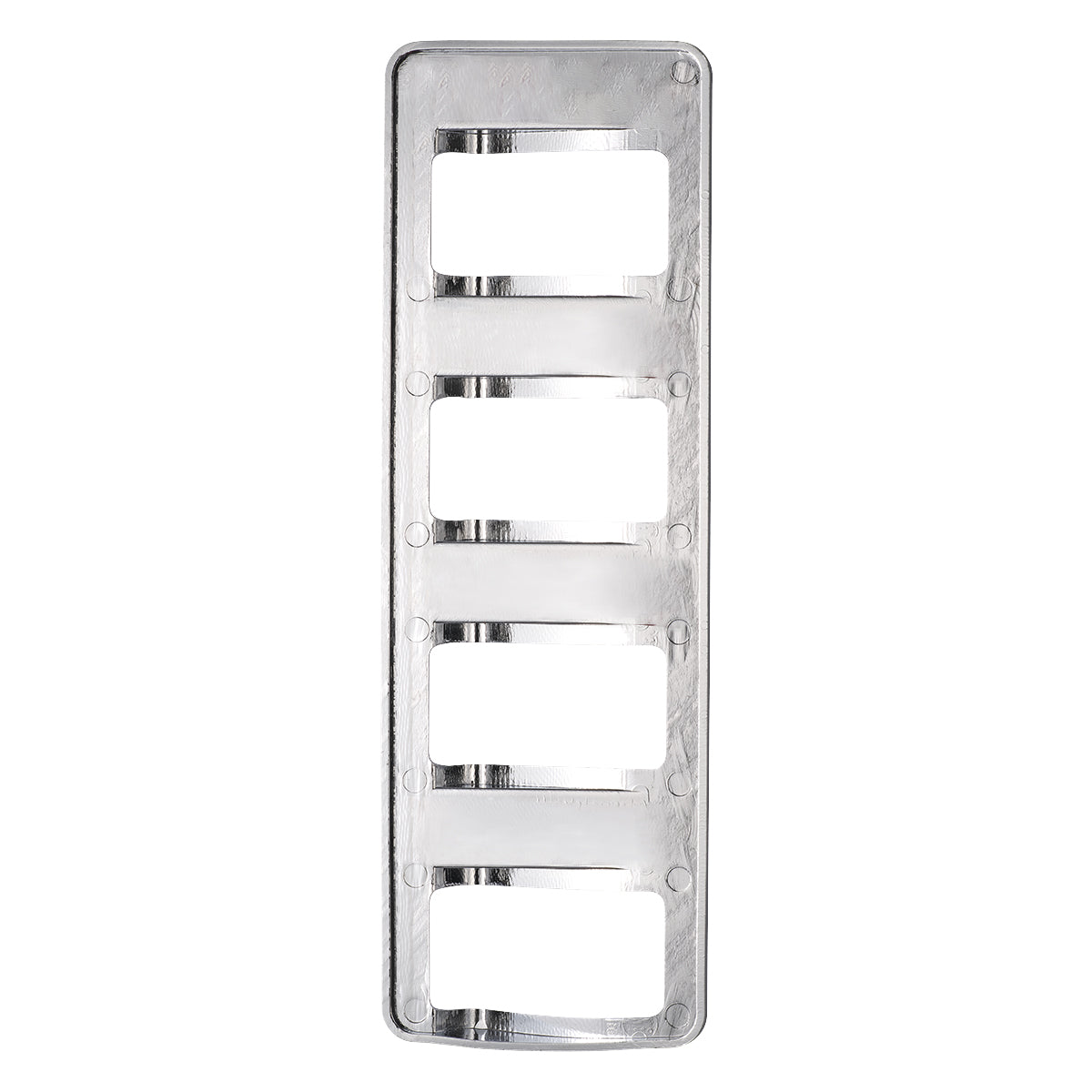 Chrome 4-Rocker Switch Cover For Peterbilt 579 (2012-2019) & 567 (2014-2019)- 4 Switches