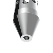 Daytona Style Spike Grip Handle With Beer Tap Adapter - Chrome