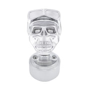Skull Biker Thread-On Shift Knob & Adapter For Eaton Fuller Style 9/10 Shifter - Chrome