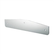 4" X 20" Chrome Standard Bottom Mud Flap Plate - Bolt Thru