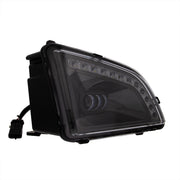 18 LED Black Projector Fog Light With Position Light For 2018-2024 Volvo VNL - Passenger/Right