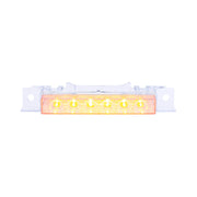 6 Amber LED Exterior Visor Light For 1996-2024 Volvo VNL - Clear Lens