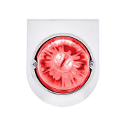 UltraBurst Glass Watermelon Light With Stainless Steel Light Bracket Kit-Red LED/Clear Lens