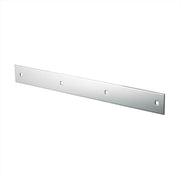 2" X 20" Chrome Top Mud Flap Plain Plate - Bolt Thru