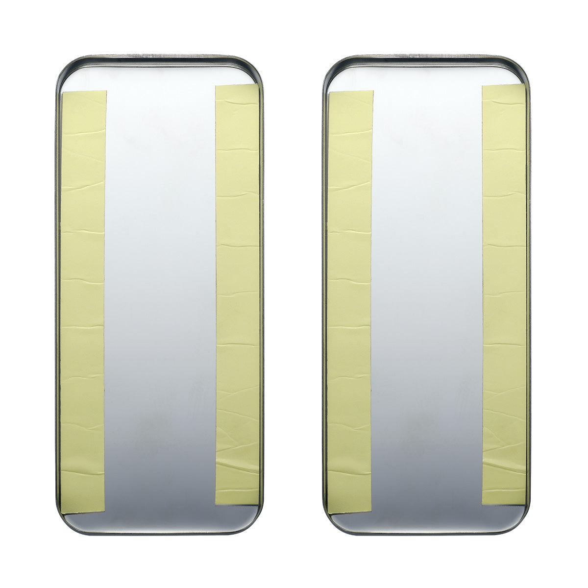 Peterbilt Stainless Vent Door Cover - Plain (Card of 2)
