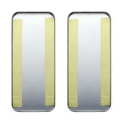 Peterbilt Stainless Vent Door Cover - Plain (Card of 2)