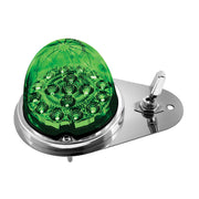 304 SS Above Door Dome Light Kit W/ 17 LED Double Fury Watermelon For 1994-2025 KW W900-Red & Green LED