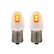 High Power 8 LED 1156 Type Bulb - Amber (Card of 2)