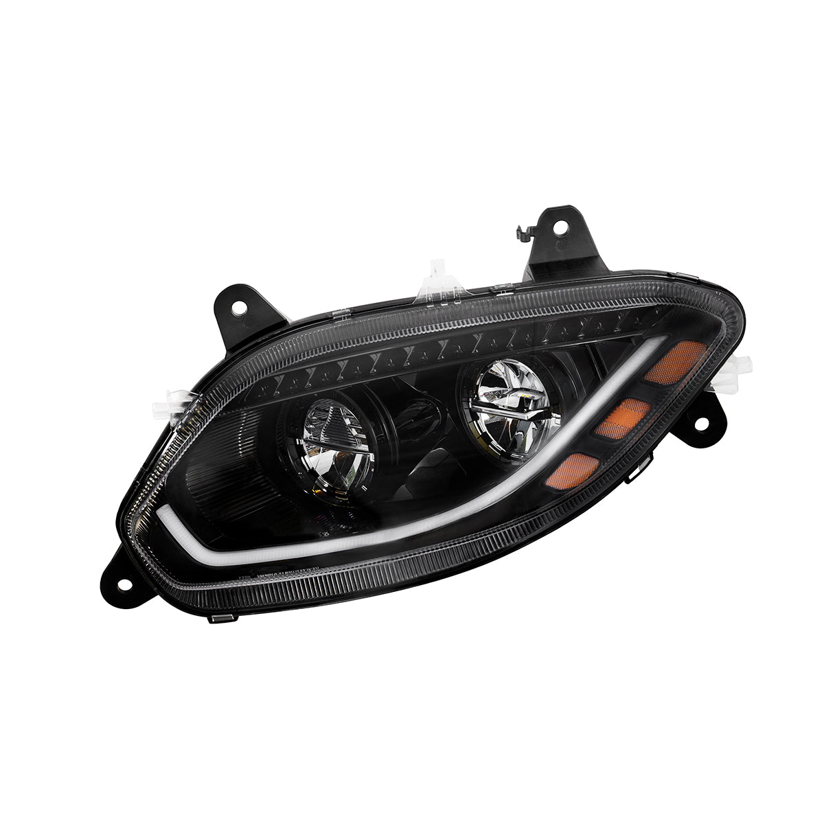 Black LED 86 Headlight For 2018-2025 International LT Truck - Driver