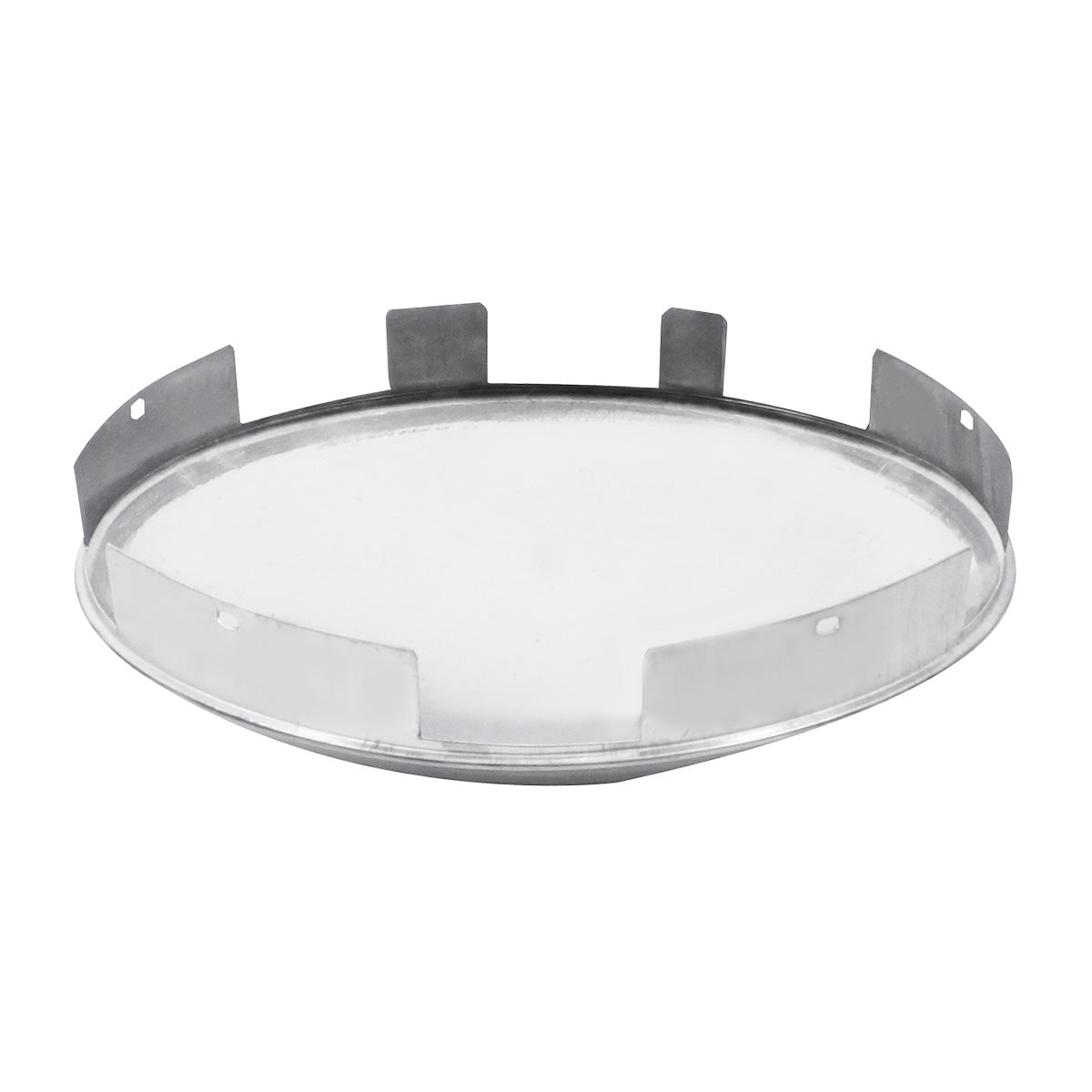 Universal Stainless Steel Dome Front Hubcap - 1" Lip