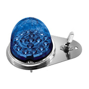 304 SS Above Door Dome Light Kit W/ 17 LED Double Fury Watermelon For 1994-2025 KW W900-Red & Blue LED