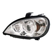 Chrome Projection Headlight With LED Position Light For 2001-2020 Freightliner Columbia - Driver