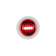 2 LED 3/4" Mini Dual Function Double Fury Light (Clearance/Marker) - Amber & Red LED/Clear Lens
